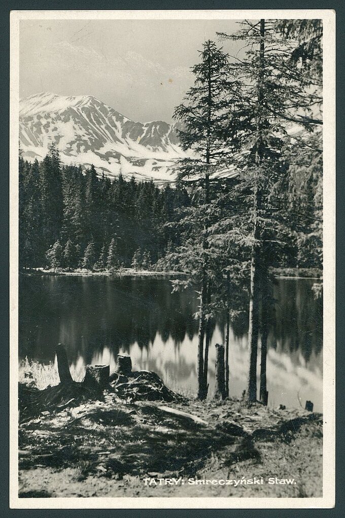 Smreczyński Staw, Tatry, Autor: Józef Oppenheim