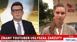 Miniatura: Nerwowo w TVP Info. "Może ktoś w końcu się...