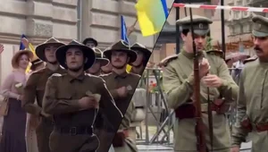 Miniatura: Walki z Polakami o Lwów w ukraińskim...