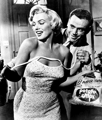 Marilyn Monroe i&nbsp;Tom Ewell w&nbsp;"Słomianym wdowcu"