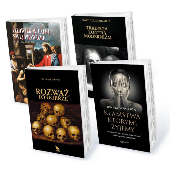 Oferta „Prawda i kłamstwo” – Roczny pakiet subskrypcji: Do Rzeczy + Historia Do Rzeczy z 4 ebookami „Człowiek w całej swej prawdzie”, „Rozważ to dobrze”, „Tradycja kontra modernizm”, „Kłamstwa, którymi żyjemy. Jak zmierzyć się z prawdą, zaakceptować siebie i zmienić swoje życie”.