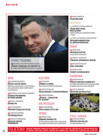 Spis treści numer "Do&nbsp;Rzeczy" nr 41