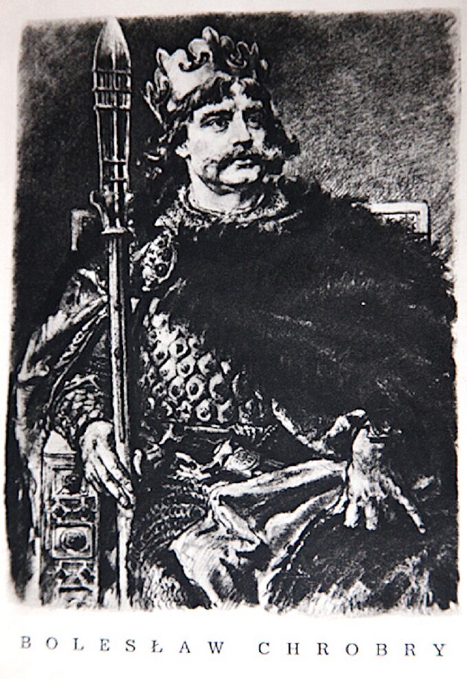 Bolesław Chrobry na rysunku Jana Matejki