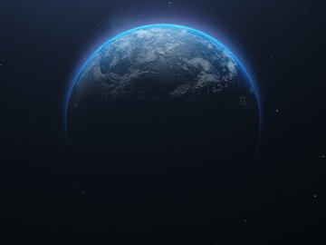 Kosmos, Ziemia. Zdj. ilustracyjne