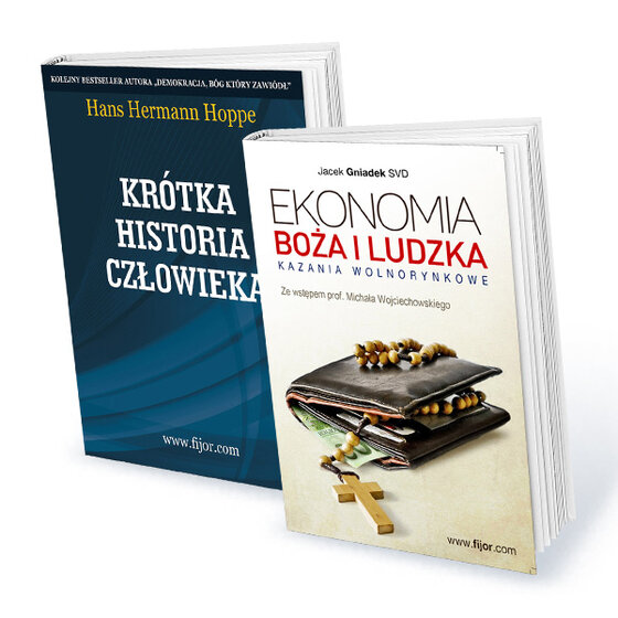 Roczna subskrypcja tygodnika Do Rzeczy z prezentem Jacek Gniadek: „Ekonomia Boża i ludzka”, Hans Hermann Hoppe: „Krótka historia człowieka”