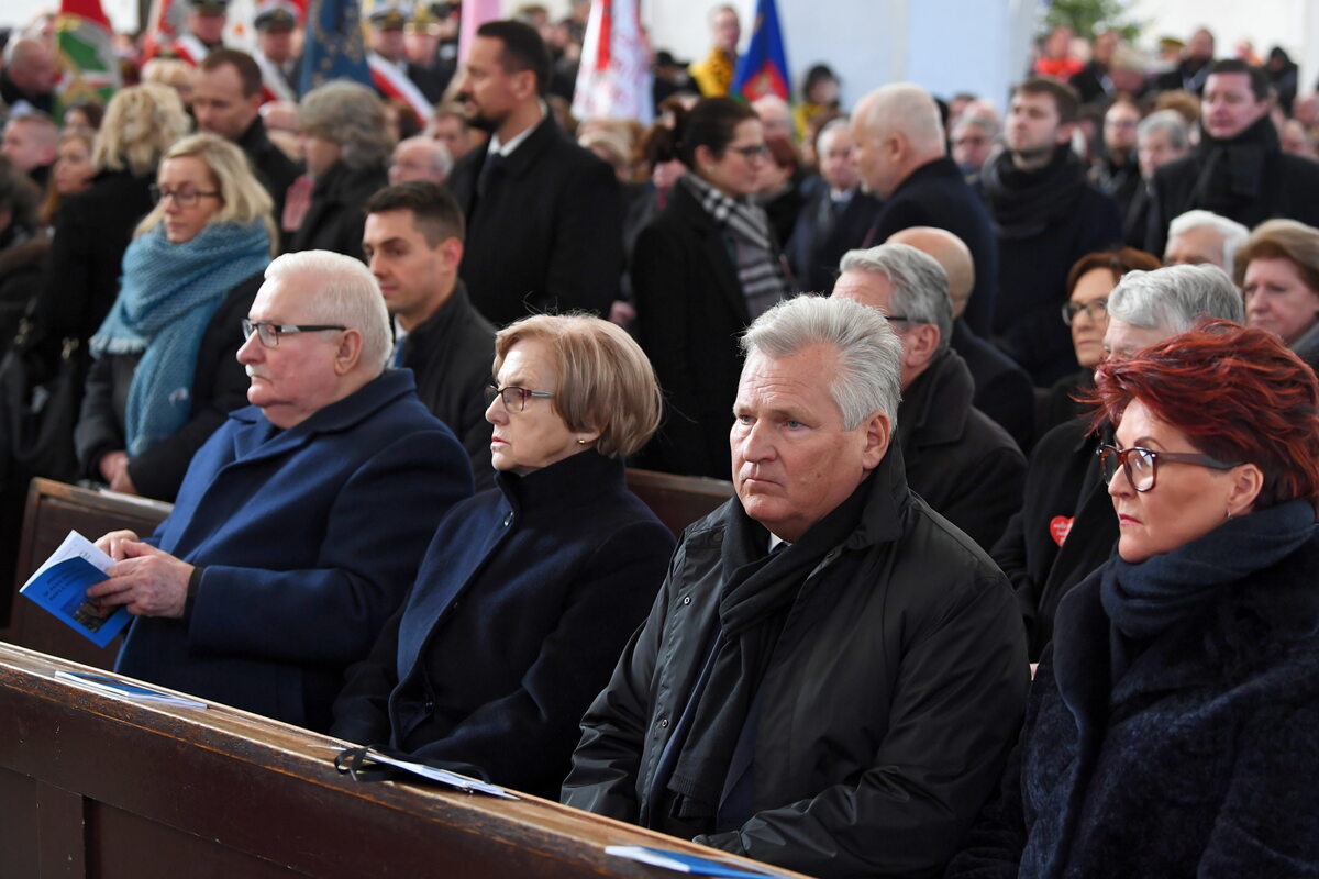Lech Wałęsa, Danuta Wałęsa, Aleksander Kwaśniewski, Jolanta Kwaśniewska 