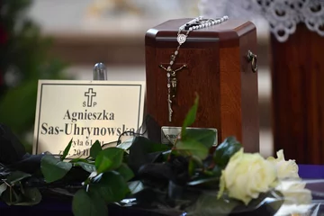 Uroczystości pogrzebowe aktorki Agnieszki Kotulanki w kościele św. Józefa Oblubieńca NMP w Legionowie 