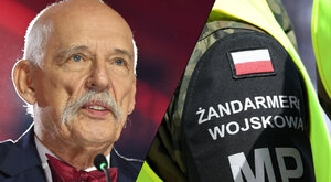 Miniatura: Korwin-Mikke kontra Żandarmeria Wojskowa....