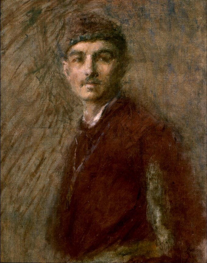 W. Podkowiński, "Autoportret" (1887)