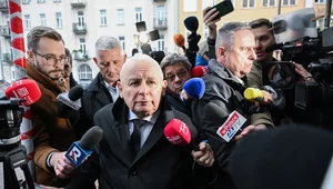 Miniatura: Kaczyński stawił się w prokuraturze. Padły...