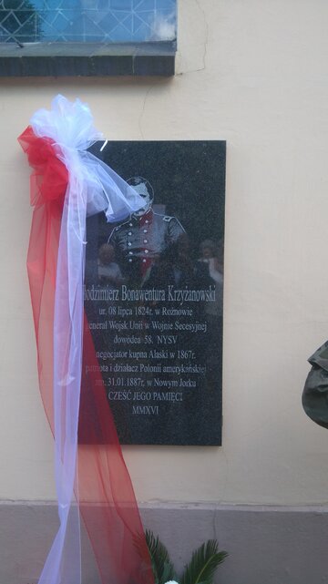 Odsłonięcie tablicy poświęconej W. Krzyżanowskiemu, 2016 r. 