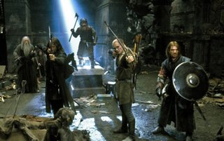 Kadr z&nbsp;filmu "Władca Pierścieni: Drużyna Pierścienia"