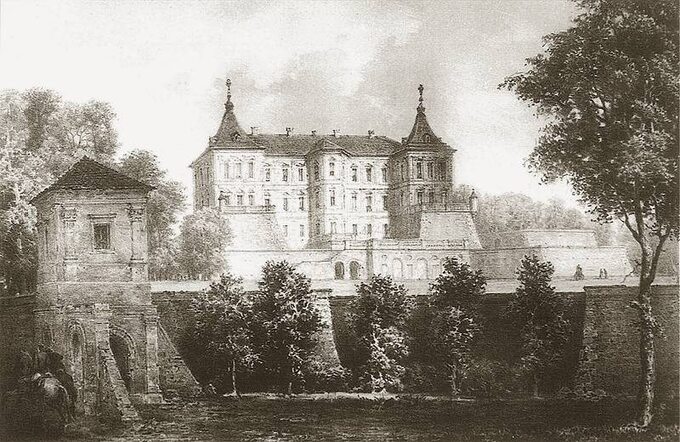 Napoleon Orda, Zamek w Podhorcach