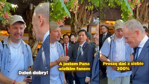 Miniatura: Tusk w Wietnamie spotkał Polaka. Oto co...