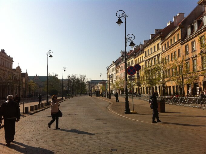7 rocznica Katastrofy Smoleńskiej, Krakowskie przedmieście, Warszawa