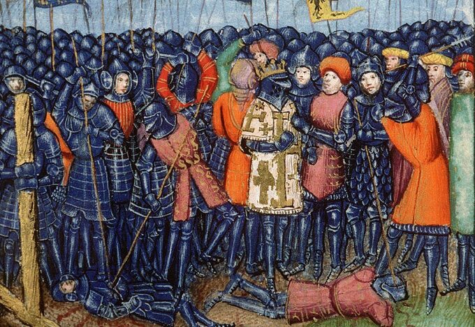 Bitwa pod Hittin na  XV-wiecznej miniaturze