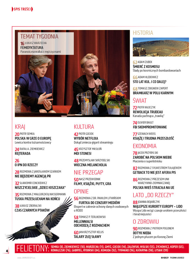 &bdquo;Do&nbsp;Rzeczy&rdquo; nr 27: Ostry tekst Warzechy: Boże, chroń nas przed feministkami