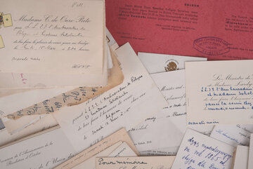 Zaproszenia dla pary ambasadorskiej RP na przyjęcia dyplomatyczne, zbiory MHP 