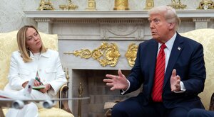 Miniatura: Trump "zszokowany" zachowaniem Meloni....