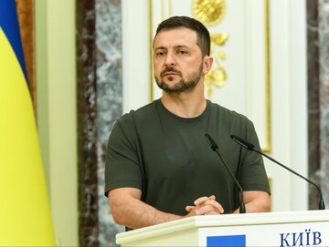 Prezydent Ukrainy Wołodymyr Zełenski