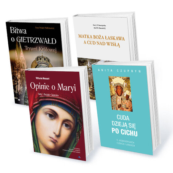 „Maryja – fakty, tajemnice, cuda, rola dla świata” z 4 e-bookami