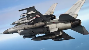 Miniatura: Myśliwce zrzuciły bomby na budynki...