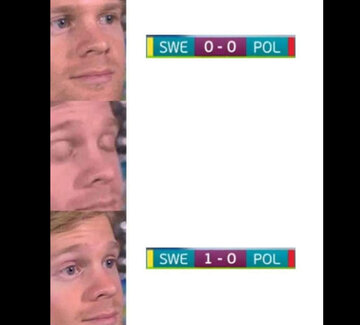 Euro 2020: Mecz Polska - Szwecja. MEMY 