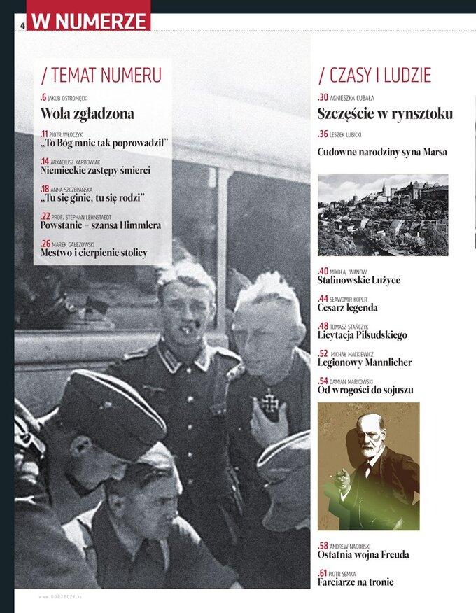 "Historia DoRzeczy" nr 8/2024 - spis treści (1)