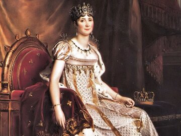 J&oacute;zefina Bonaparte (J&oacute;zefina de Beauharnais), mal. 
Fran&ccedil;ois G&eacute;rard (fragment&nbsp;obrazu)