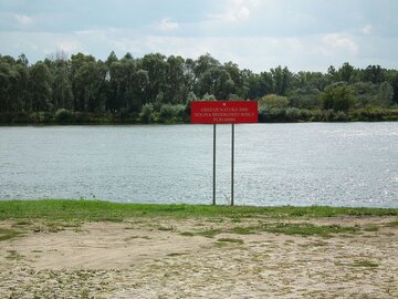 Domniemane miejsce przeprawy w&nbsp;1410 (sierpień 2016)