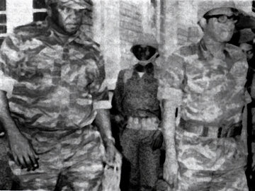 Idi Amin (Uganda) i&nbsp;Mobutu Sese Seko (Zair) w&nbsp;1977 roku