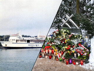 Prom "Jan Heweliusz"  /  Pomnik Ofiar Katastrofy Promu &bdquo;Jan Heweliusz&rdquo; na&nbsp;Cmentarzu Centralnym w&nbsp;Szczecinie