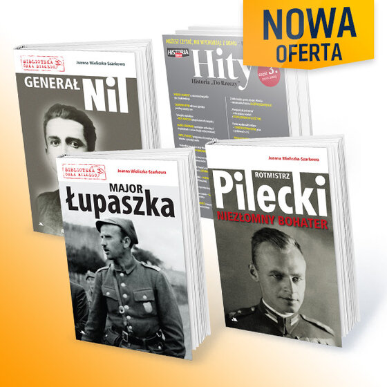 „Polscy oficerowie” – Roczny pakiet subskrypcji tygodnika Do Rzeczy + Historia Do Rzeczy „Rotmistrz Pilecki”, „Major Łupaszka”, „Generał Nil”, „Hity Historia Do Rzeczy”.