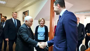 Miniatura: Kaczyński spotkał się z liderem...