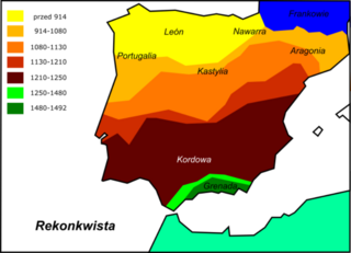 Rekonkwista &ndash; mapa. Jak chrześcijanie zajmowali Płw Iberyjski