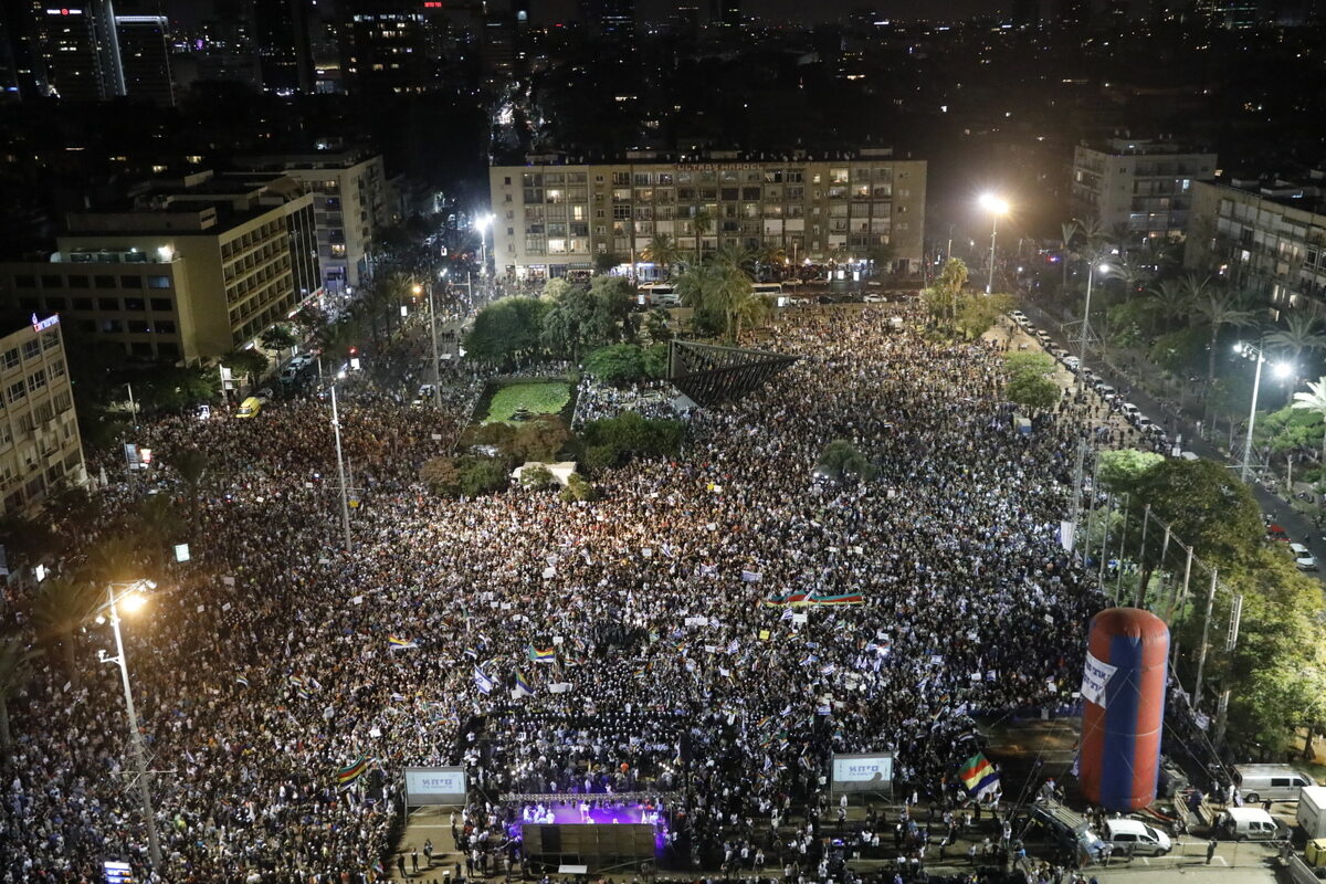 Demonstracja w Tel Awiwie 