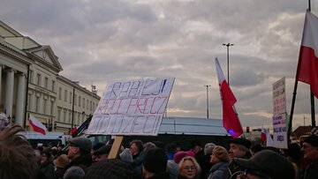 Warszawski protest rodziców 