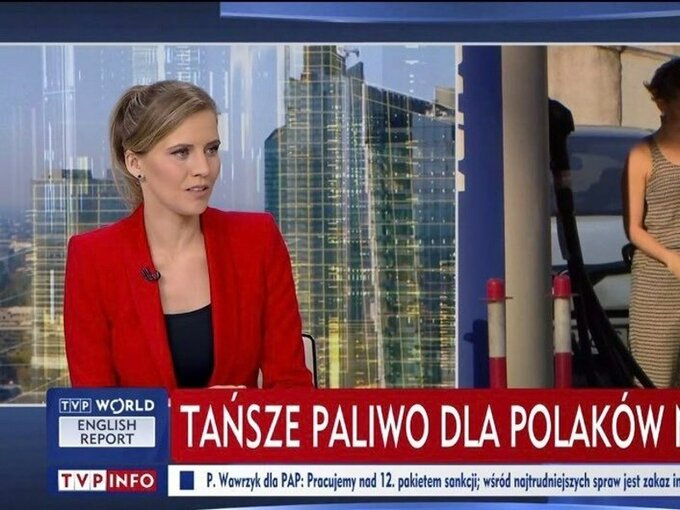 Prezenterka telewizyjna Elżbieta Żywioł