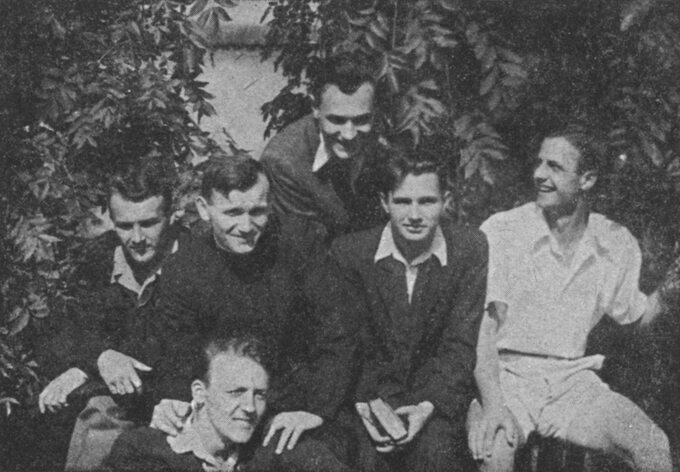 Karol Wojtyla wraz z kolegami