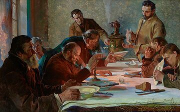 Wigilia na&nbsp;Syberii (Jacek Malczewski, 1892)