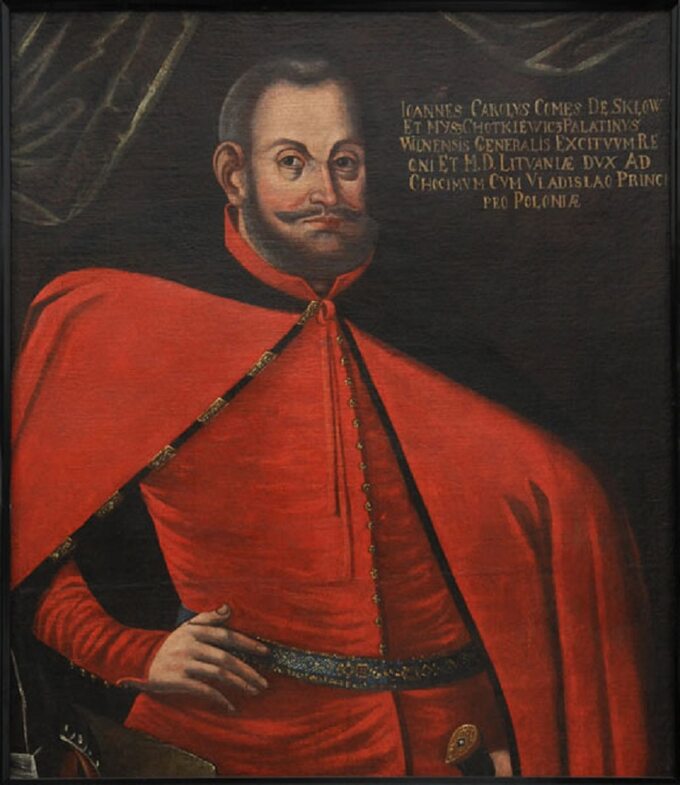 Jan Karol Chodkiewicz na anonimowym portrecie z XVII wieku.