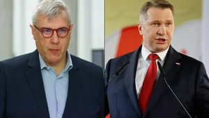 Miniatura: Spięcie Giertycha i Czarnka w Sejmie....