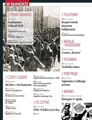 "Historia DoRzeczy" 8/2025 - spis treści