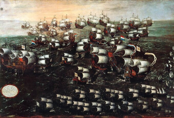 Juan de la Corte, Bitwa pod Albrolhos (1631). Starcie pomiędzy Hiszpanią a Niderlandami u wybrzeży Pernambuco