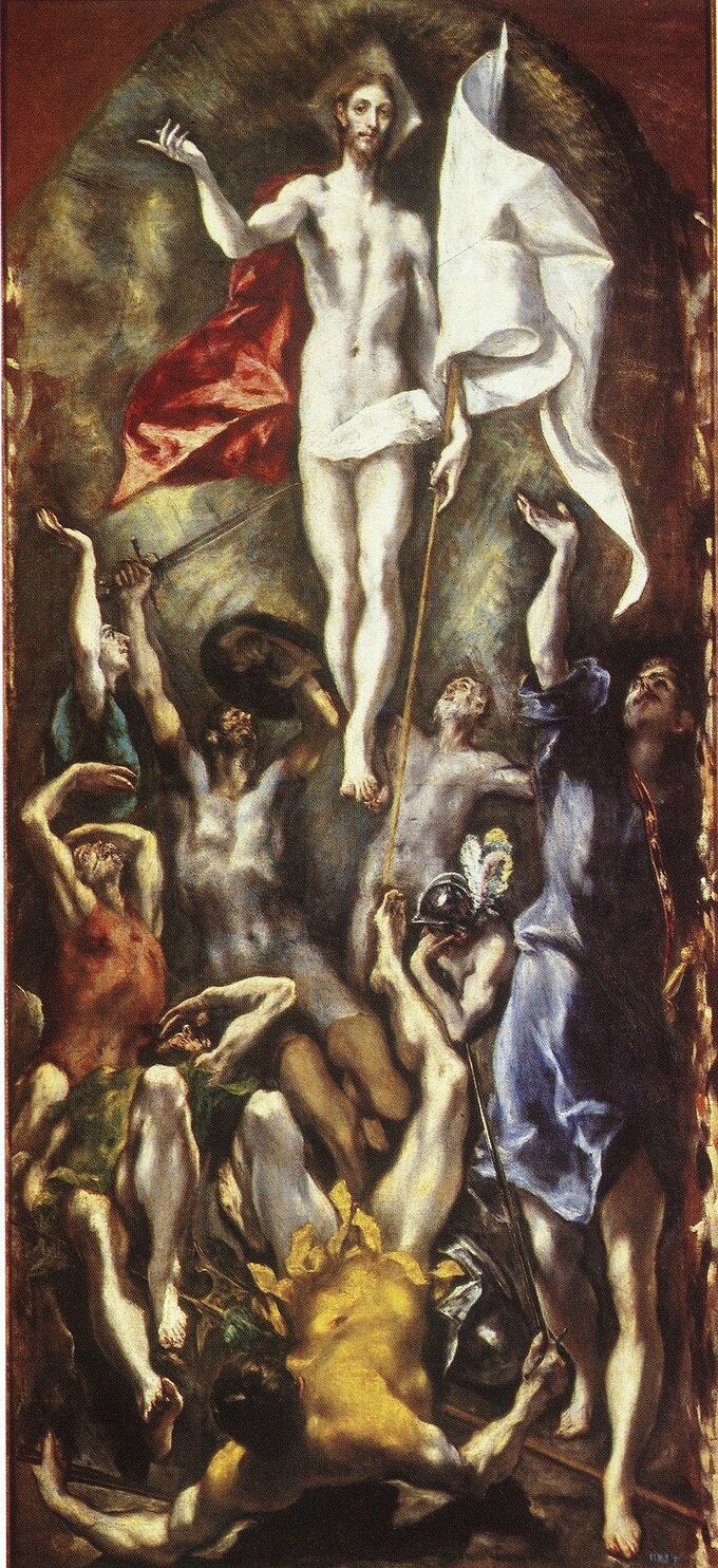El Greco, "Zmartwychwstanie Jezusa"