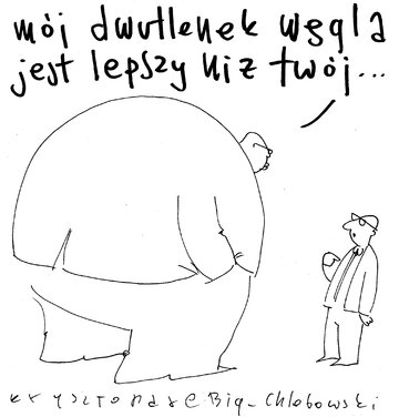 Rysunkowe podsumowanie tygodnia. Rysunek Cezarego Krysztopy