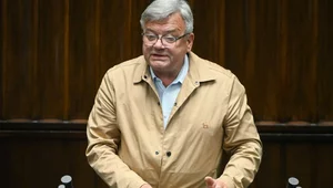 Miniatura: Łącki broni środków z KPO dla żony....