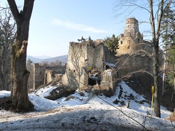 Zamek w&nbsp;Zborowie, Słowacja