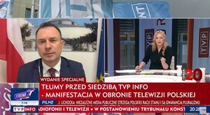 Miniatura: Awantura na żywo w TVP Info. "Nie pozwolę...