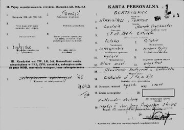 Karta personalna